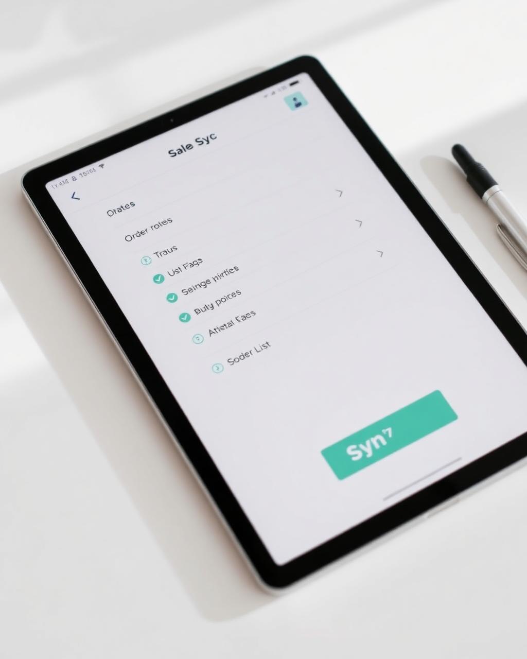 App ซิงก์ออเดอร์ขายเข้าสู่ระบบบัญชี